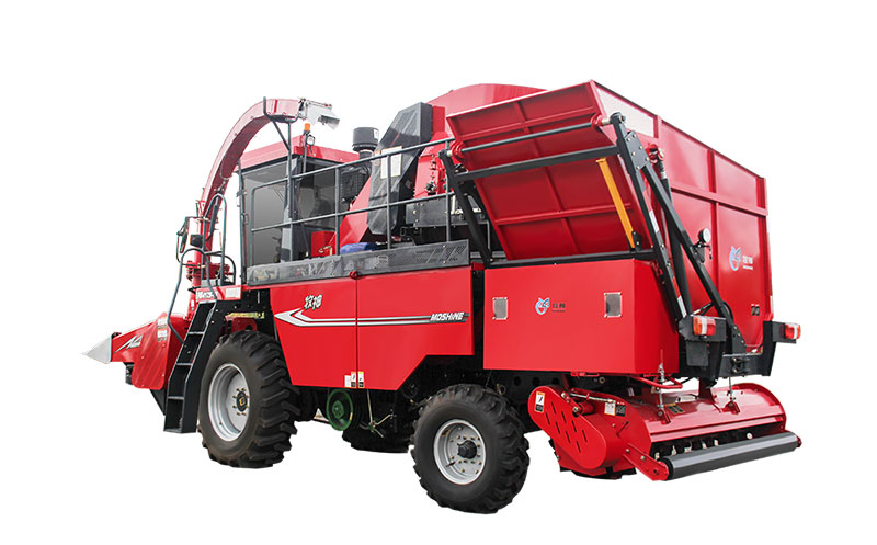 4yzb-4b self-propelled integrated ear-stem-reaping corn harvester